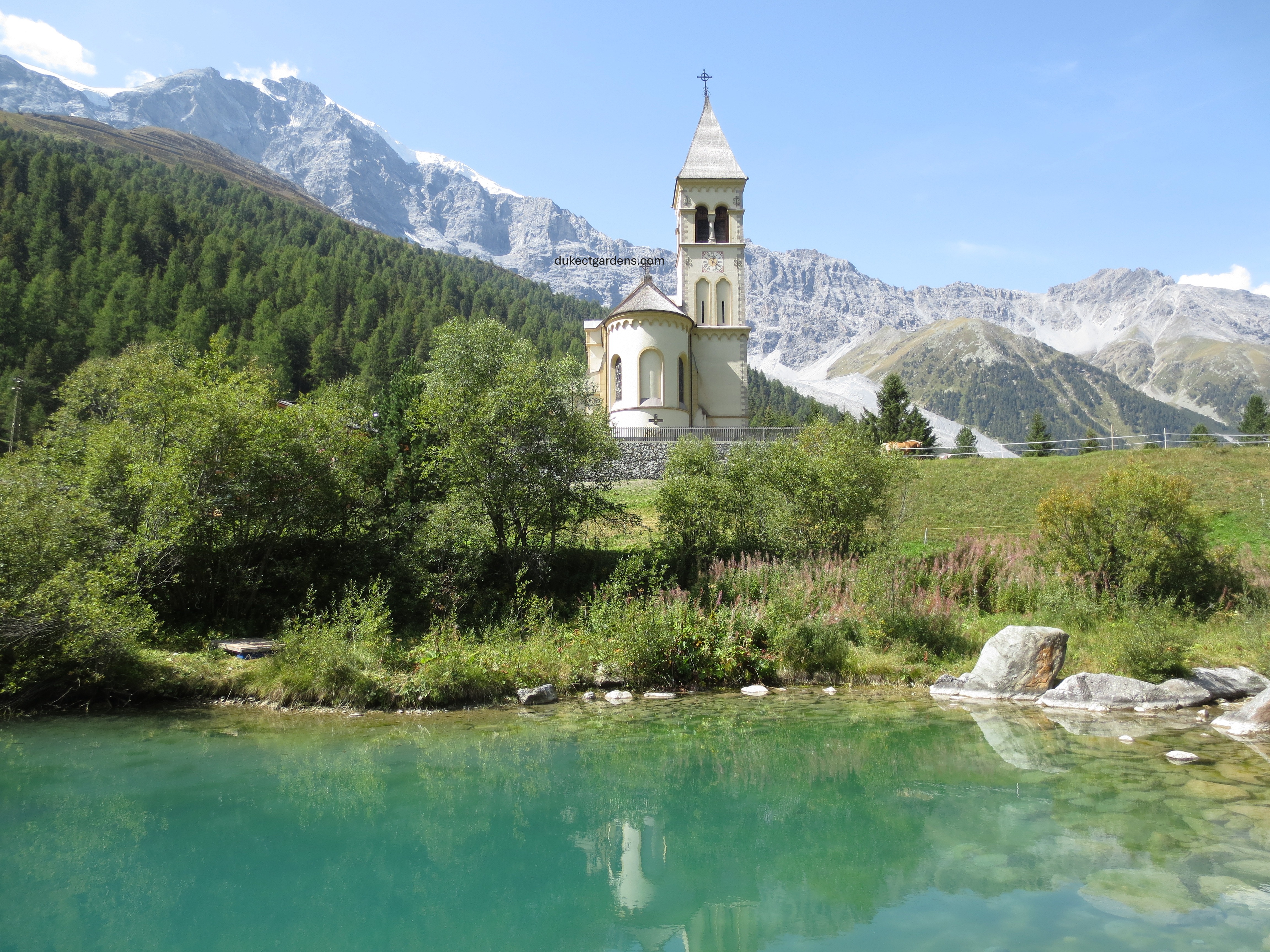 The Church of St. Gertrude in Sulden/Solda, South Tyrol, Italian Dolomites