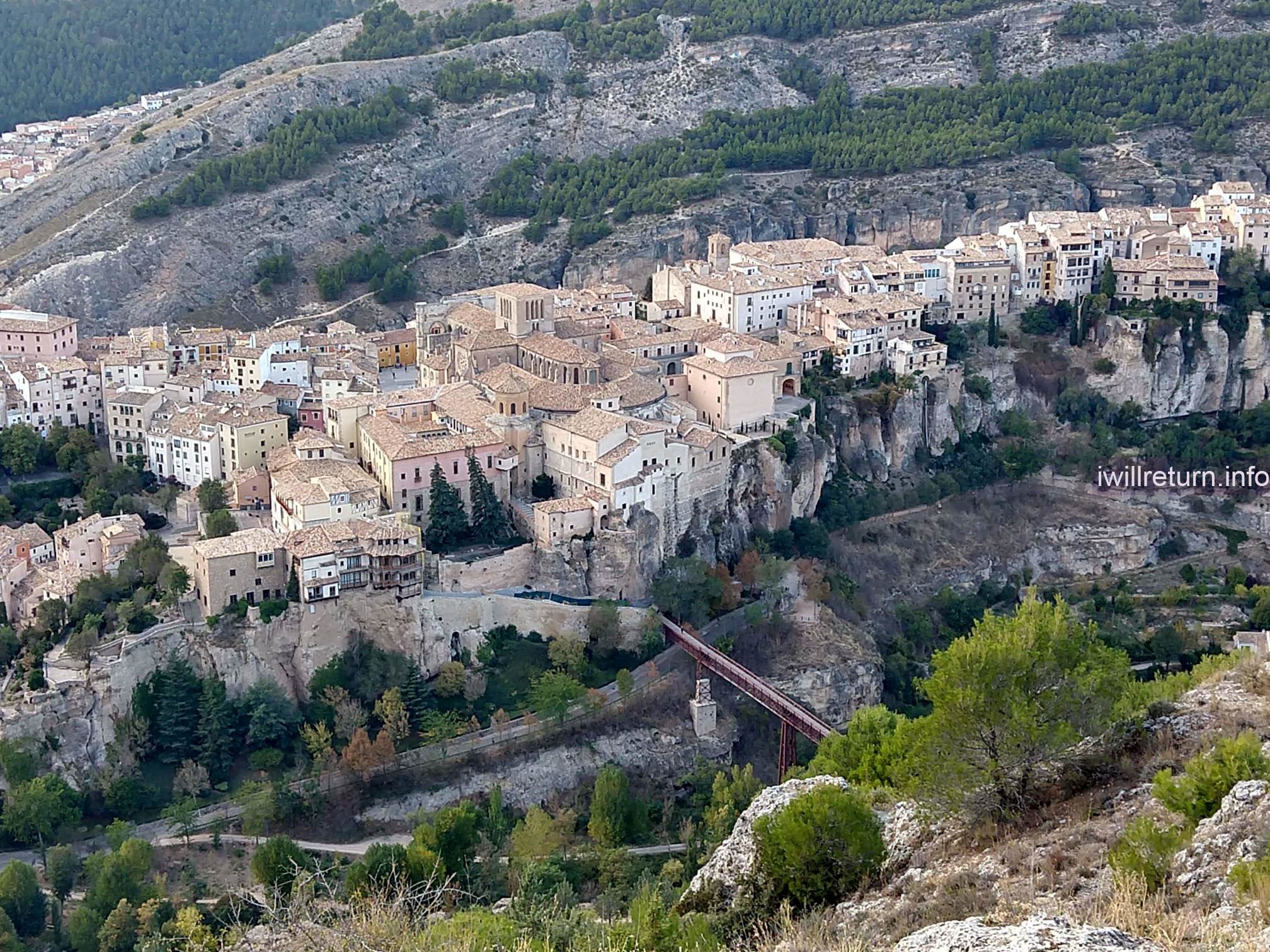 View From Monumento al Sagrado Corazon de Jesus, Cuenca, Spain