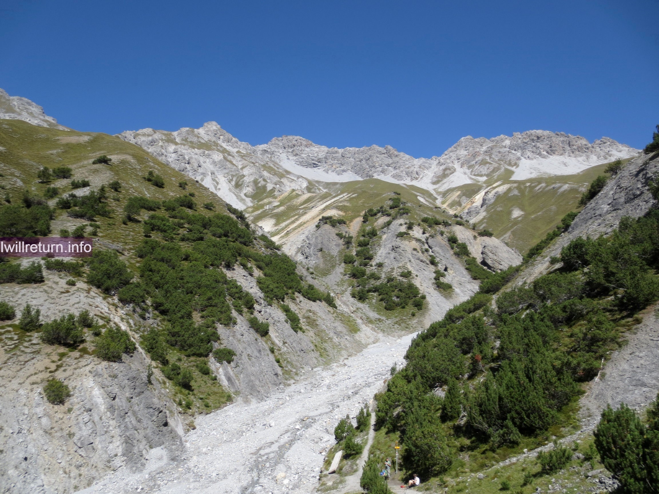 Swiss Natioanal Park: P6 Il Fuorn, Val dal Botsch, Margunet, Val da Stabelchod, P8