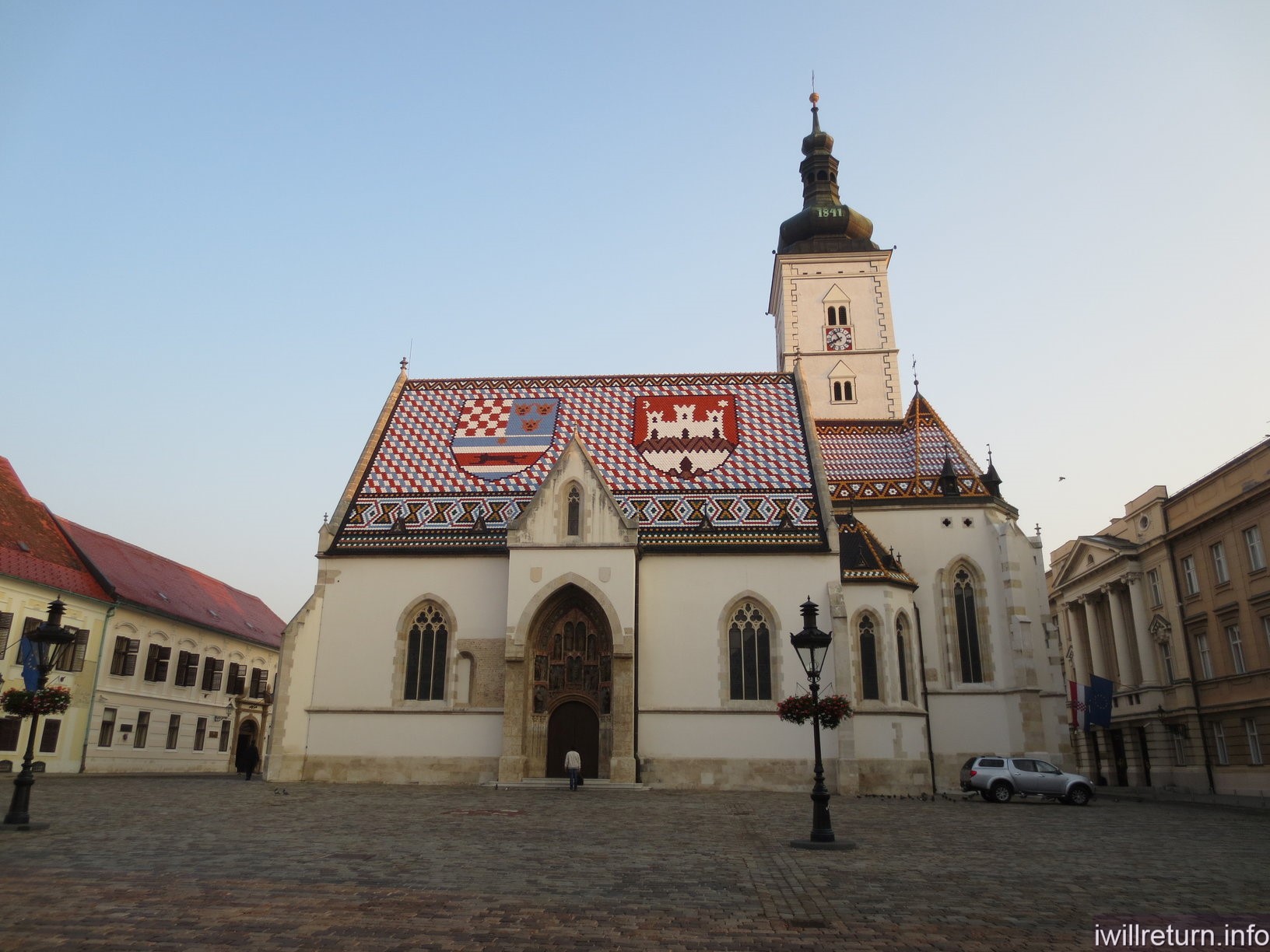 St Mark's Church in St Mark's Square, Upper Town, Zagreb, Croatia