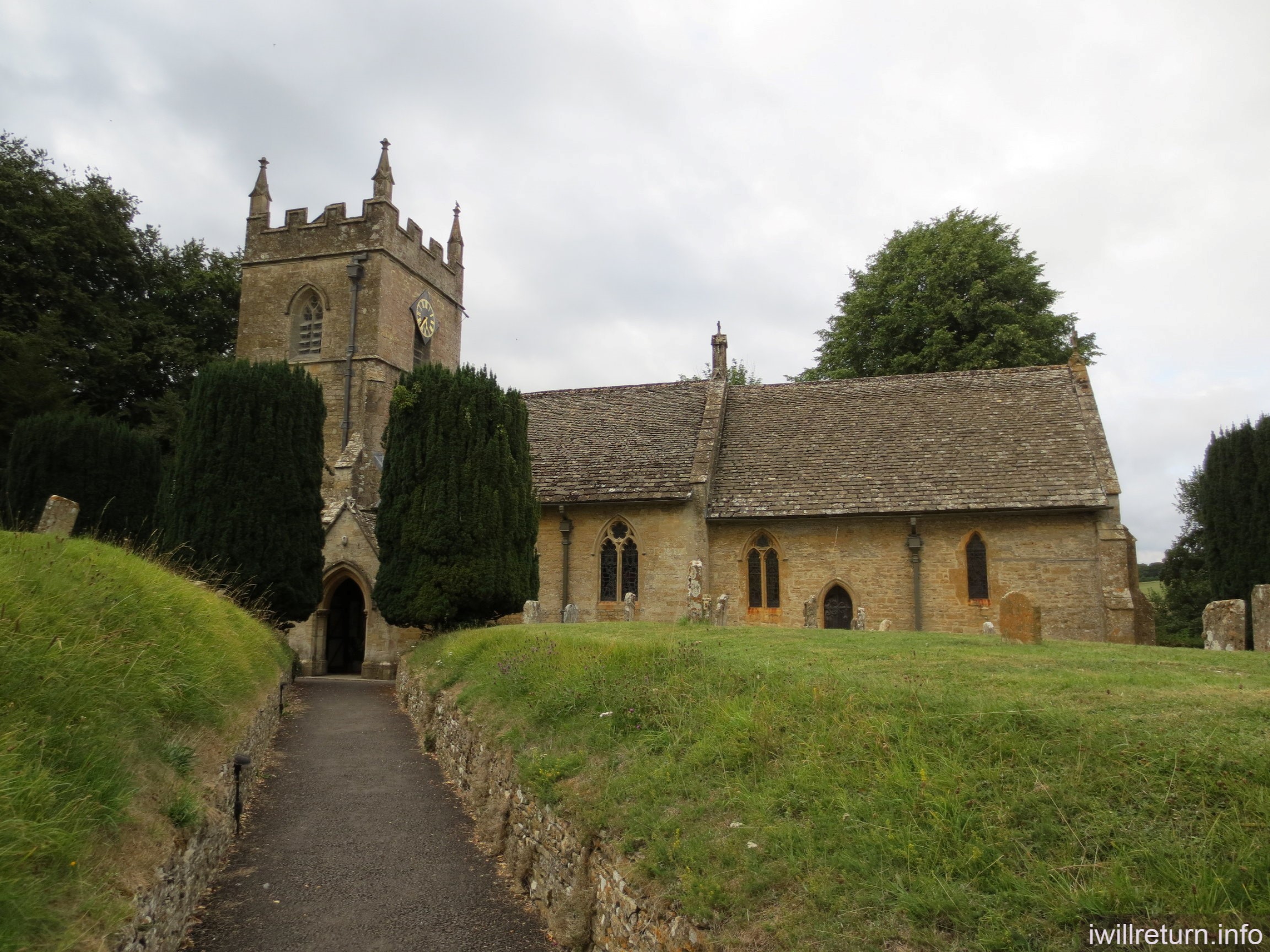 St Peter's Church, Upper Slaughter, Gloucestershire. Cotswolds